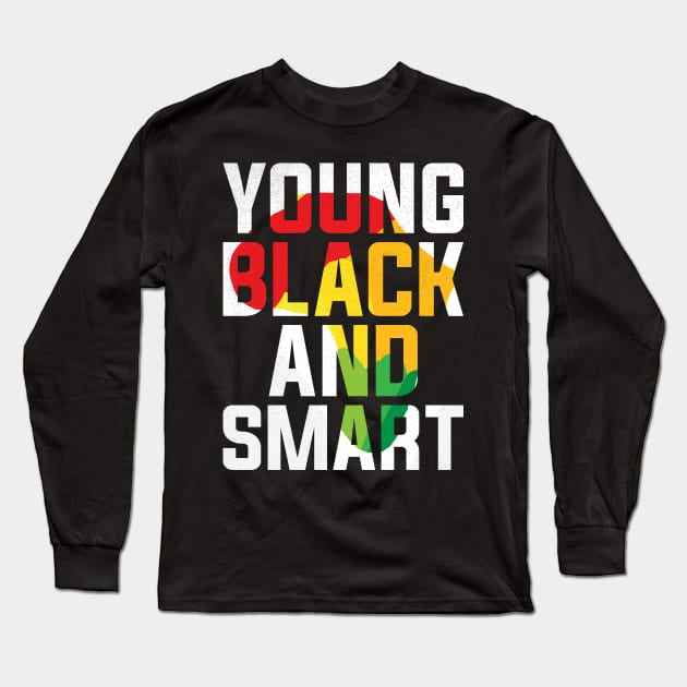 Young Black and Smart Long Sleeve T-Shirt by alyssacutter937@gmail.com